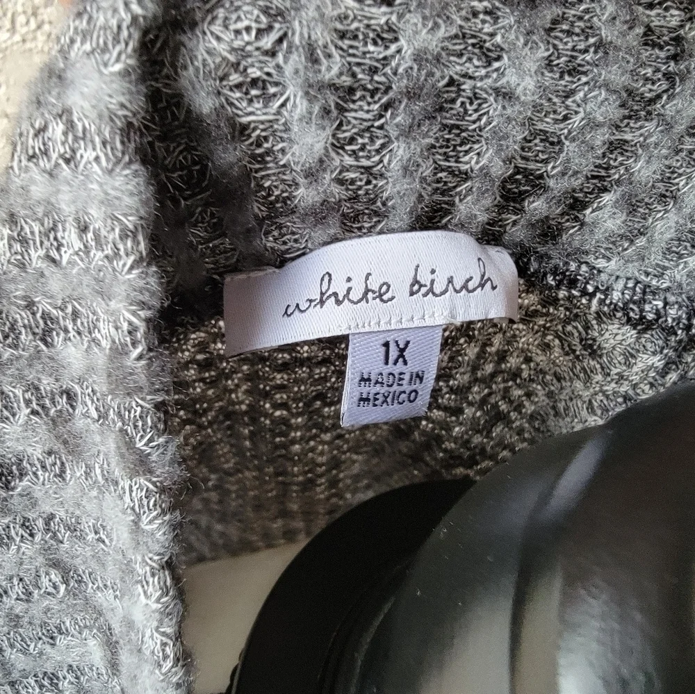 NWOT Boutique Quarter Zip Sweater sz 1X - Picture 5 of 6